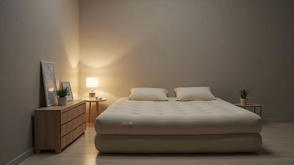 Un confort discret pour vos nuits avec un matelas gonflable